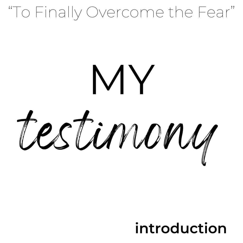 my testimony introduction