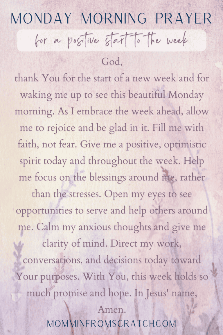 10 Powerful Monday Morning Prayers to Jump Start Your Week