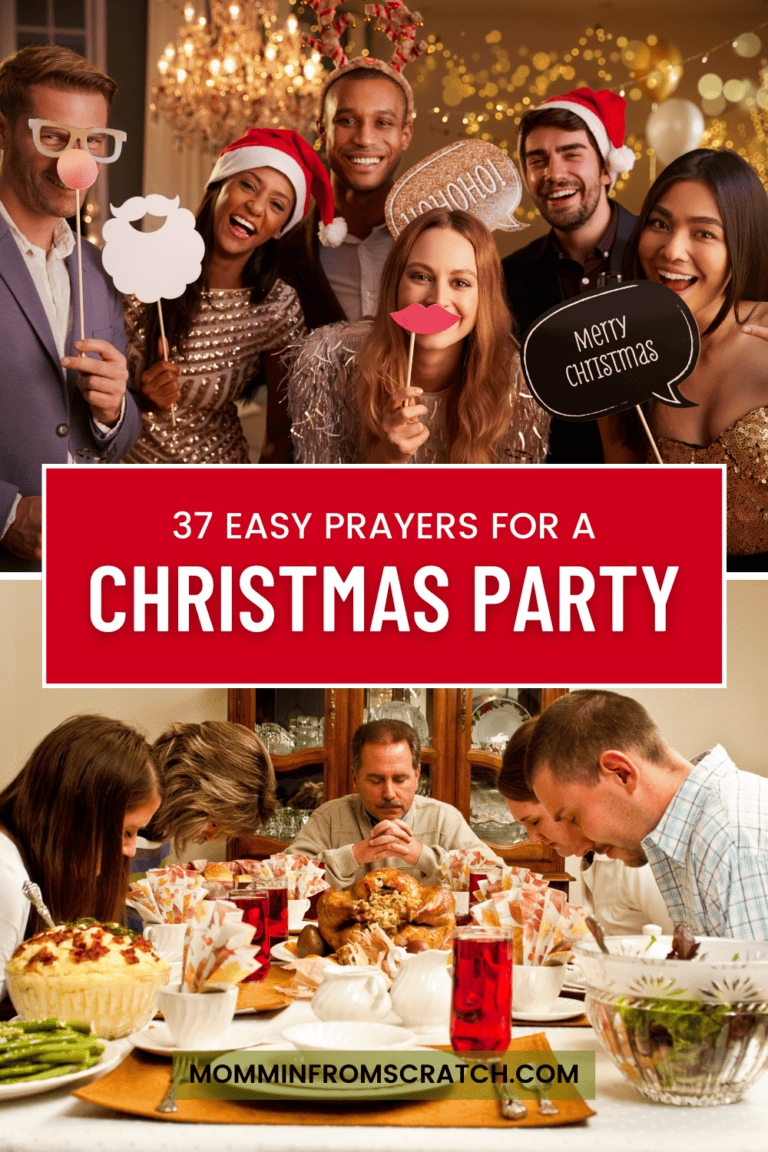 37 Easy Prayers for a Christmas Party (2023)