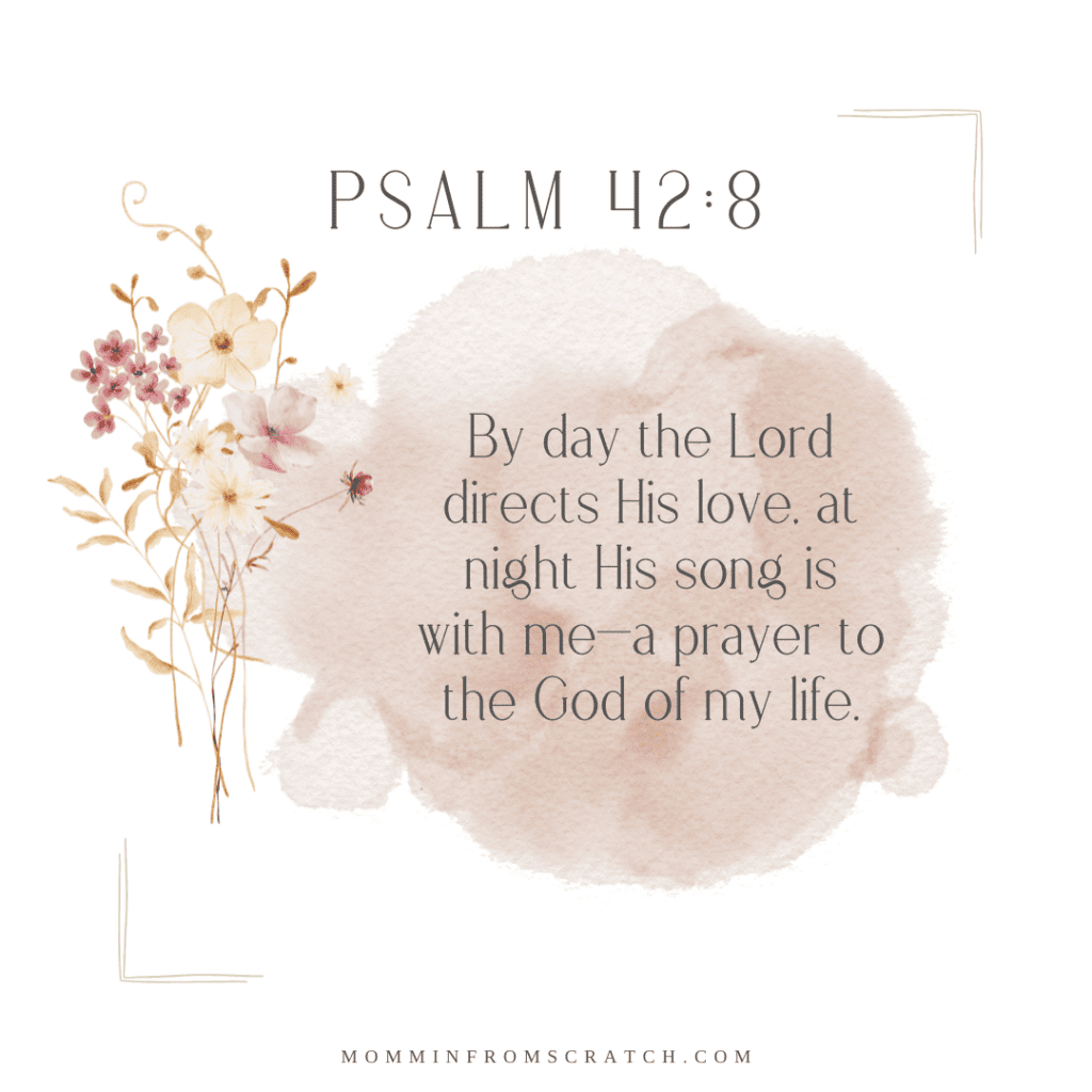 Psalm 12 8 by the lord directs his lord at night his song is the god of my life.