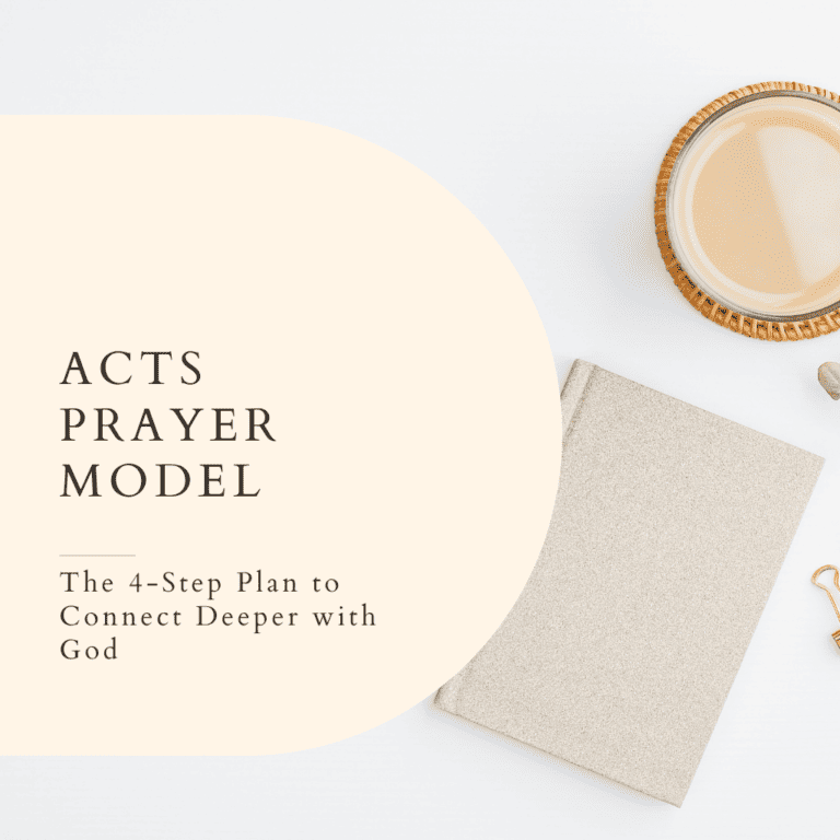 Acts Prayer Model Get Closer to God