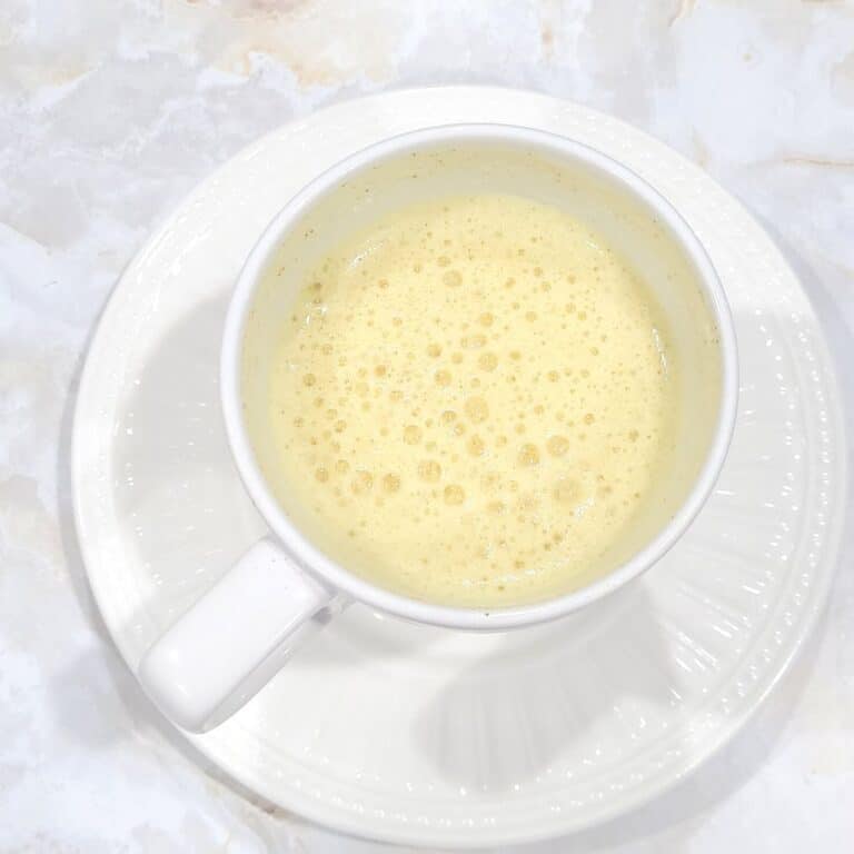 golden milk in cup