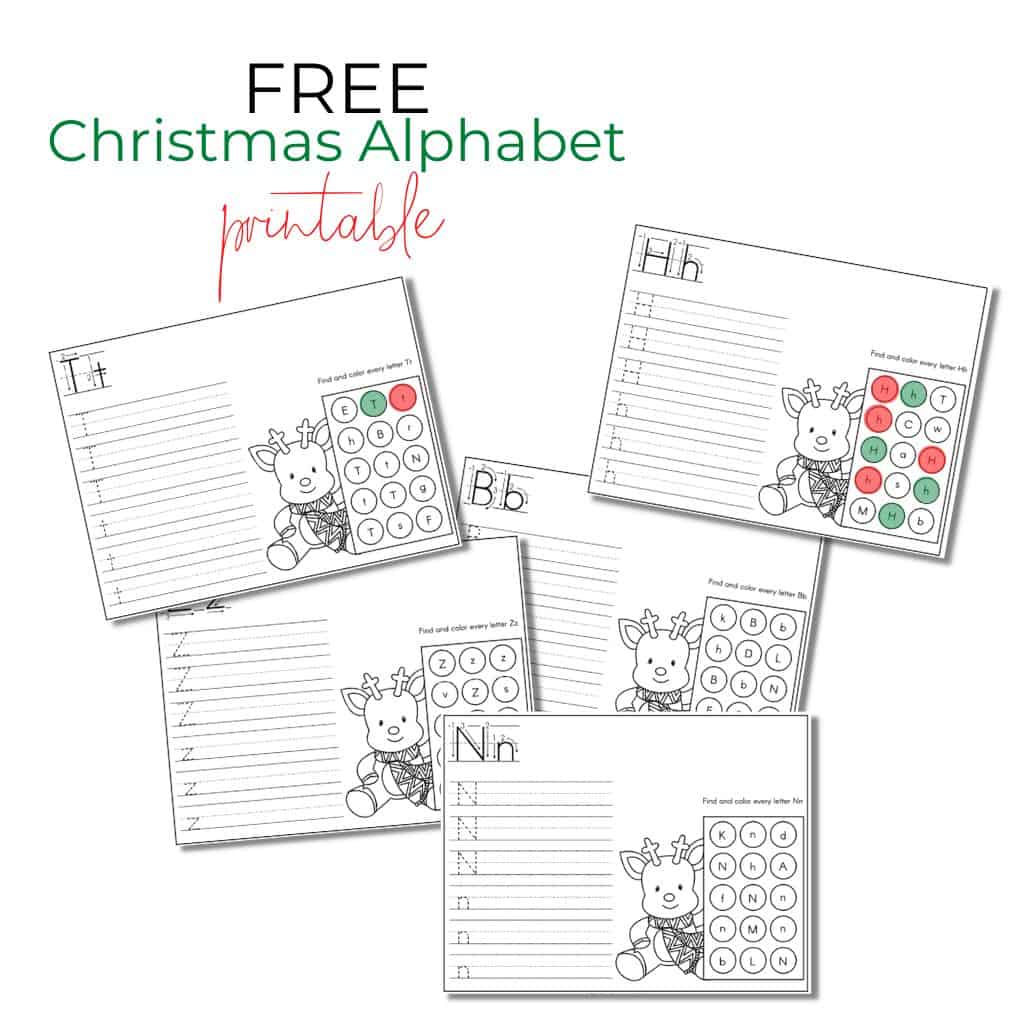 The Best 2024 Free Christmas Alphabet Letters (Free Printable)