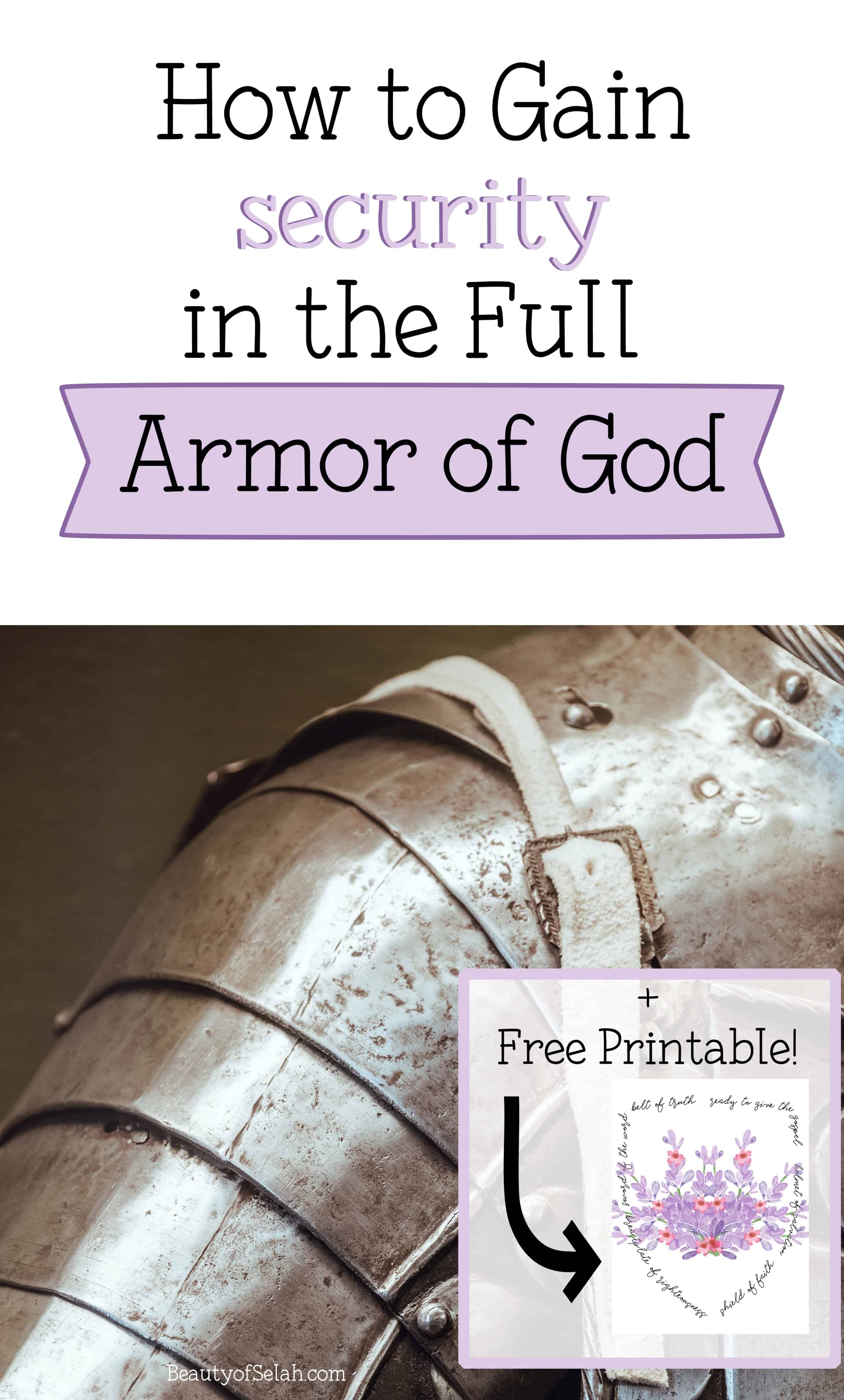 How to Gain Security in the Full Armor of God