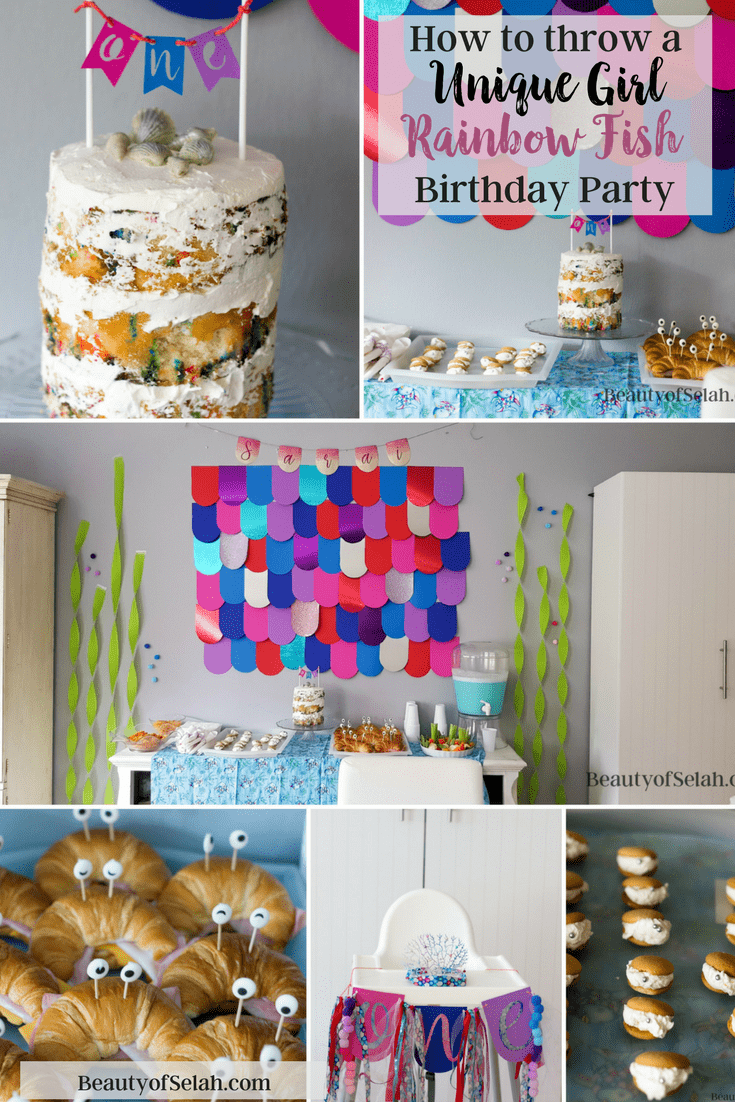 How to Throw a Unique Girl Rainbow Fish Birthday Party