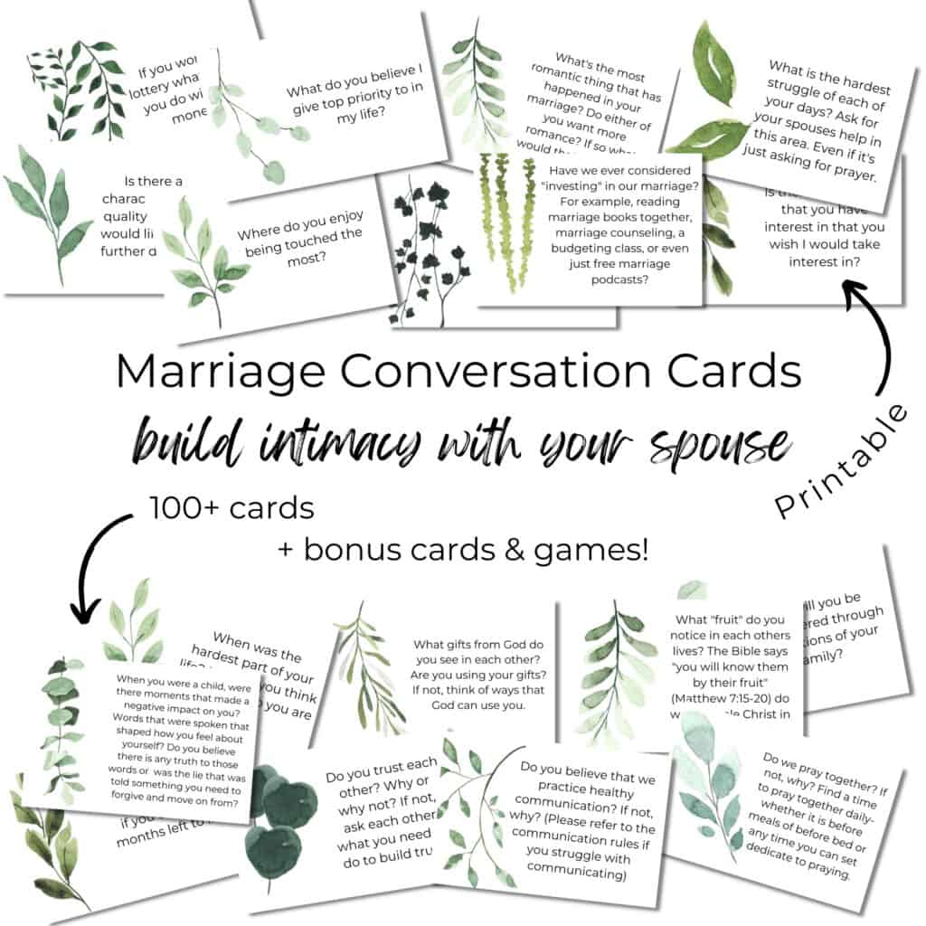 Marriage Conversation Cards