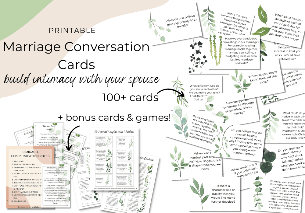 Marriage Conversation Cards Product Banner