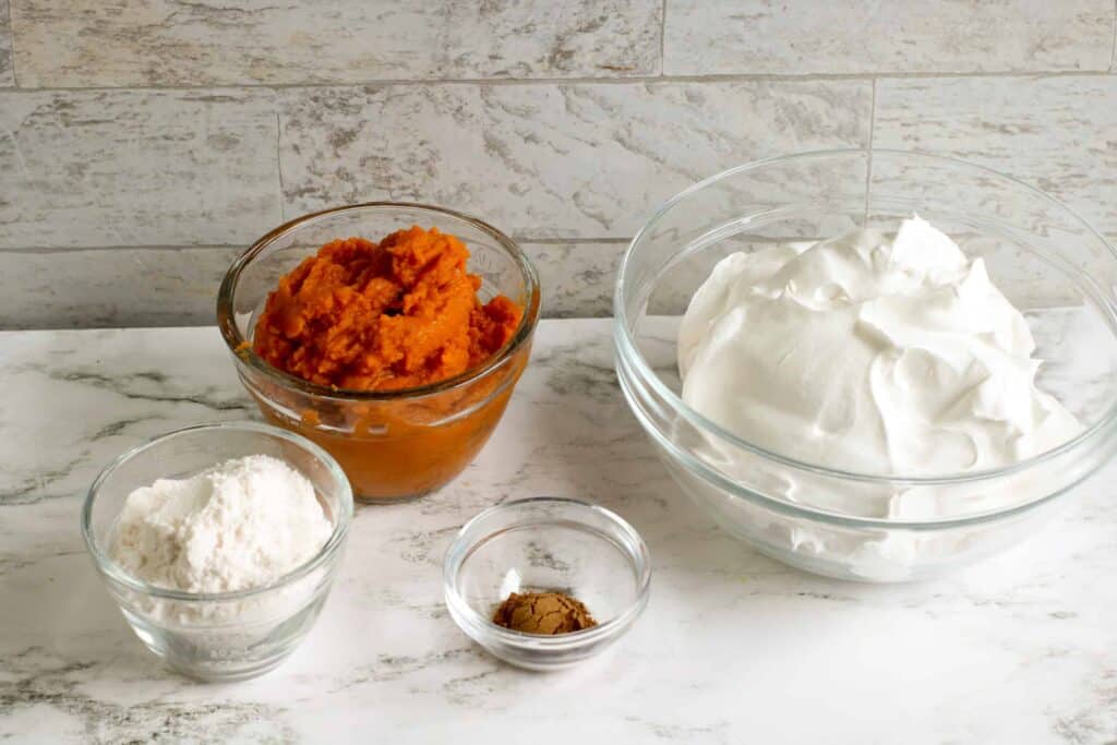 Pumpkin Whip Step 1 ingredients