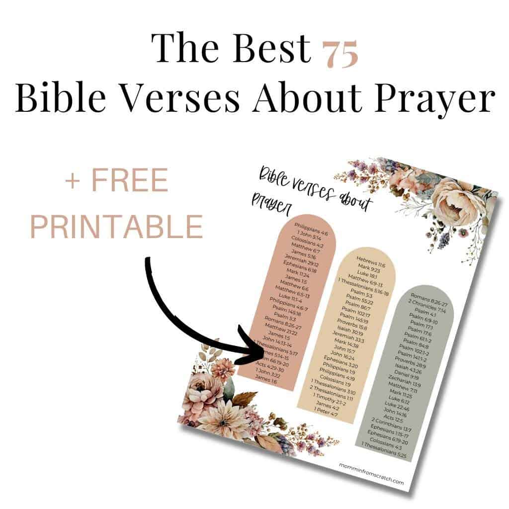 The Best 75 Bible Verses About Prayer