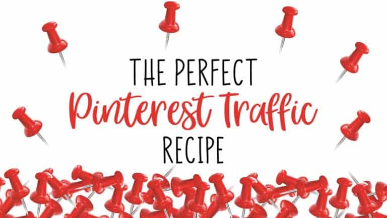 The Perfect Pinterest Traffic Recipe