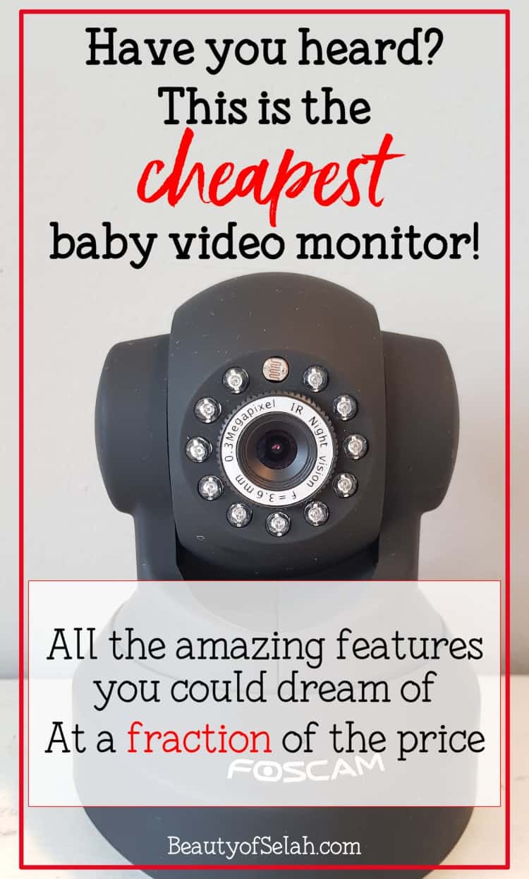 This is the cheapest video baby monitor