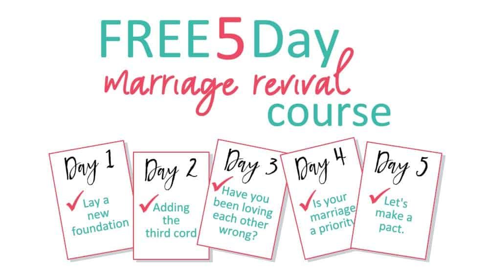 +5 day marriage revival days no box