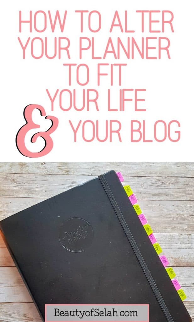 how to HACK your planner to fit your life and your blog #howtoblog #planner #organization