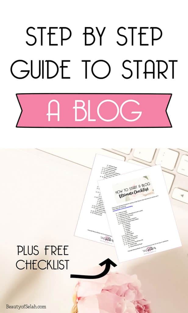 Step by Step Guide to start a blog