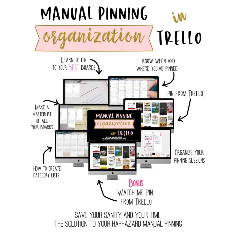 manual pinning organizationin trello