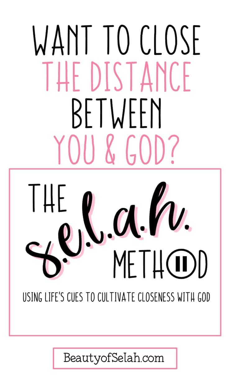 want to close the distance between you and God
